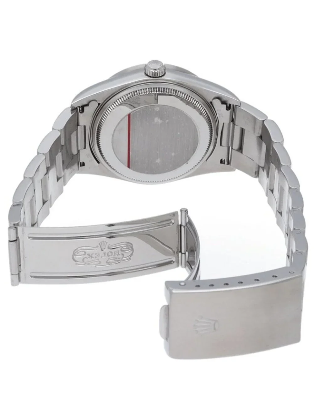 Rolex Air King Box SS Watch Silver Polished